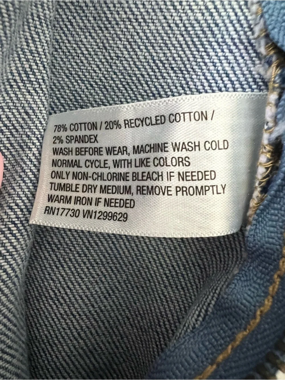 NWT Denim Wrap Skort - Light Blue - Picture 5 of 6